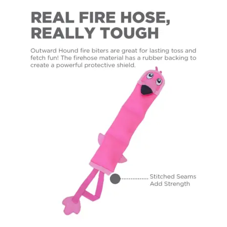 Outward Hound Fire Biterz Flamingo XLarge product view 4 Outward Hound Fire Biterz Flamingo XLarge product view 4