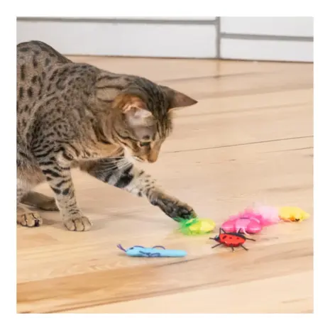 Catstages Cute As A Bug Plush Cat Toys, 6pk product view 4 Catstages Cute As A Bug Plush Cat Toys, 6pk product view 4