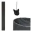 Charcoal Felt Cat House & Perch product view 4