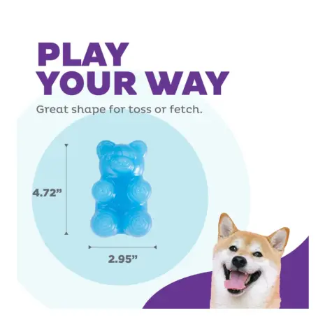 Outward Hound Gummiez Bear Blue product view 4 Outward Hound Gummiez Bear Blue product view 4