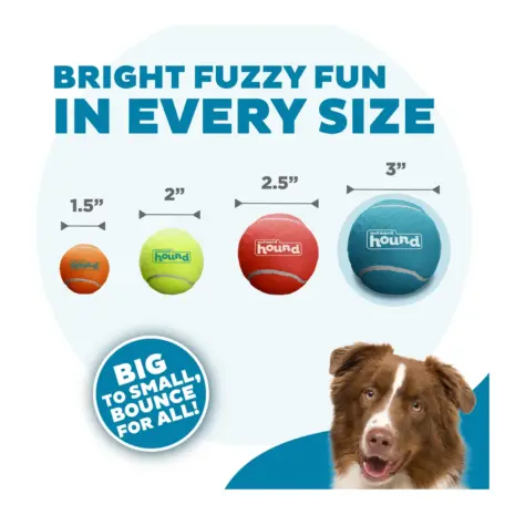 Outward Hound Squeaker Ballz LG 4pk product view 5 Outward Hound Squeaker Ballz LG 4pk product view 5