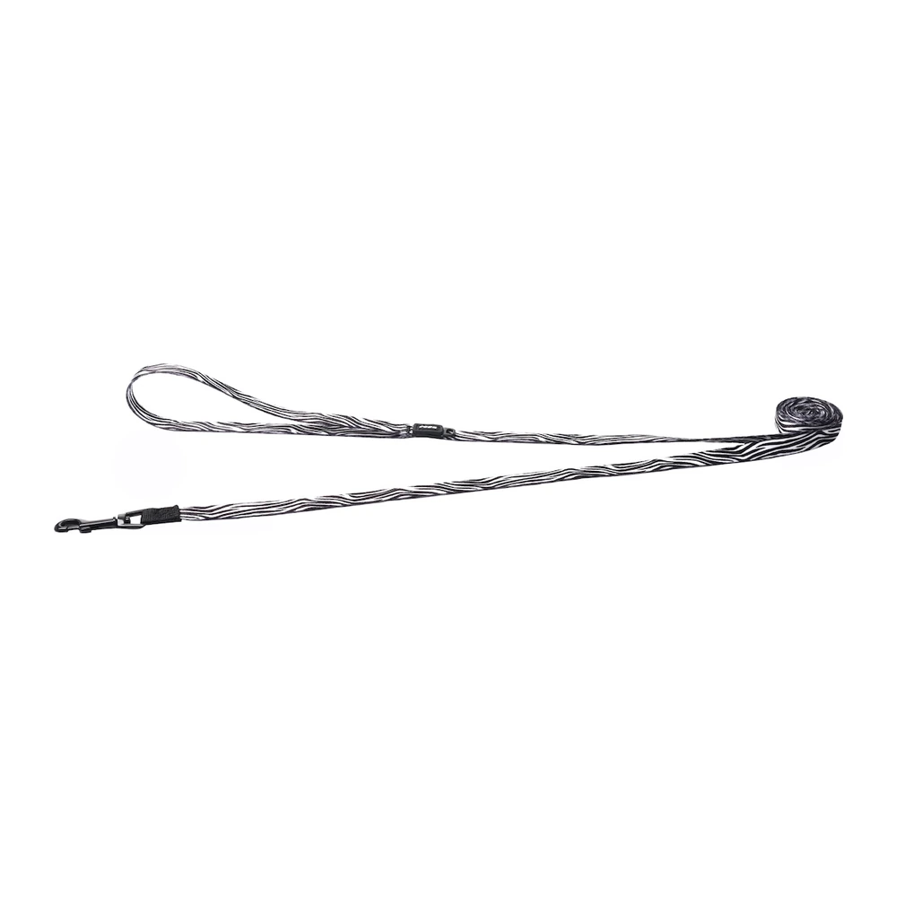 ROGZ Fusion Safari Classic Dog Lead 1 ROGZ Fusion Safari Classic Dog Lead — Small, Zebra