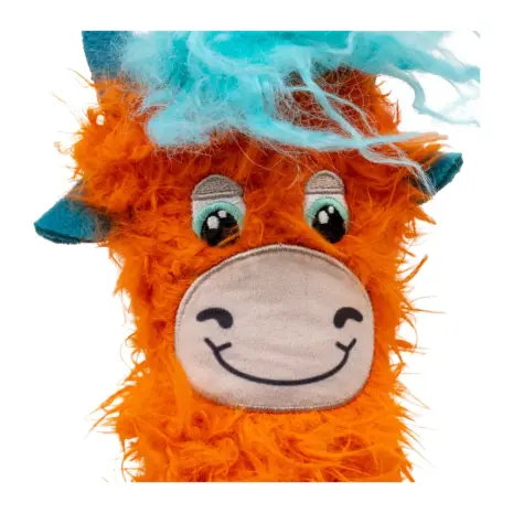 KONG Kickeroo Highland Cow Cat Toy — detail 2 KONG Kickeroo Highland Cow Cat Toy — detail 2