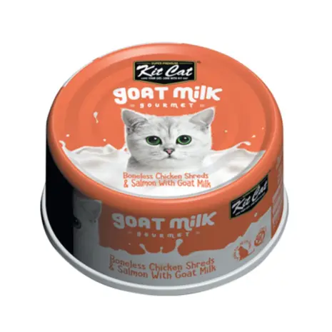 Kit Cat Goat's Milk Gourmet Bulk Deal (70g x 24 tins) product view 5 Kit Cat Goat's Milk Gourmet Bulk Deal (70g x 24 tins) product view 5