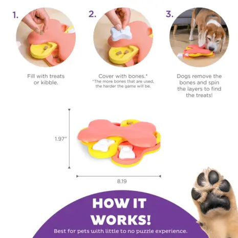 Nina Ottosson Dog Tornado Pink Small product view 5 Nina Ottosson Dog Tornado Pink Small product view 5