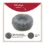 Rosewood Silver Fluff Comfort Round Pet Bed - Small