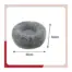 Rosewood Silver Fluff Comfort Round Pet Bed - Small