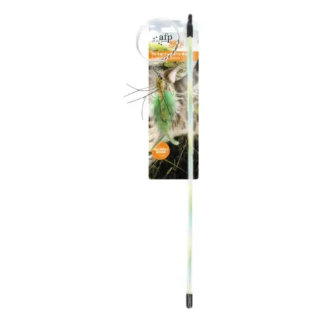 All For Paws Natural Instincts Cat Bait Dragonfly Wand — retail packaging All For Paws Natural Instincts Cat Bait Dragonfly Wand — retail packaging