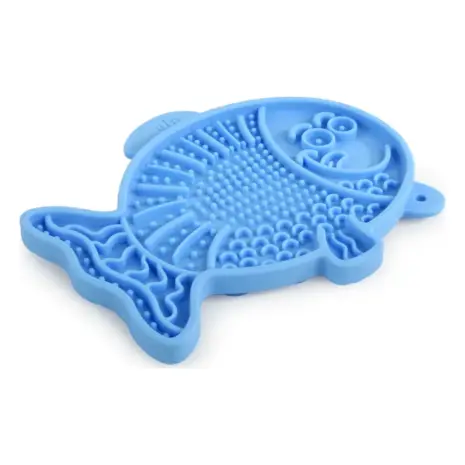 All For Paws Calming Pals Lick-A-Fish — angled texture detail All For Paws Calming Pals Lick-A-Fish — angled texture detail