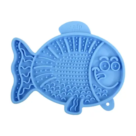 All For Paws Calming Pals Lick-A-Fish — textured feeding surface