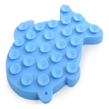 All For Paws Calming Pals Lick-A-Fish — suction-cup underside All For Paws Calming Pals Lick-A-Fish — suction-cup underside