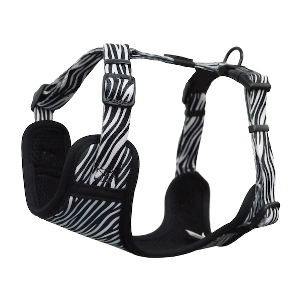 ROGZ Fusion Safari Comfy Dog Harness 1 ROGZ Fusion Safari Comfy Dog Harness - Small, Zebra