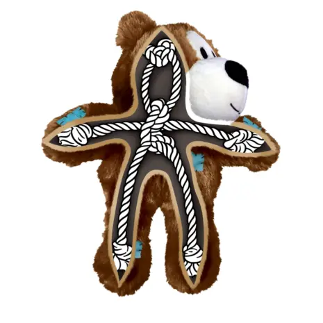 KONG Wild Knots Bear internal rope construction KONG Wild Knots Bear internal rope construction