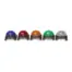Blue, red, yellow, green and white SportDOG Locator Beacons
