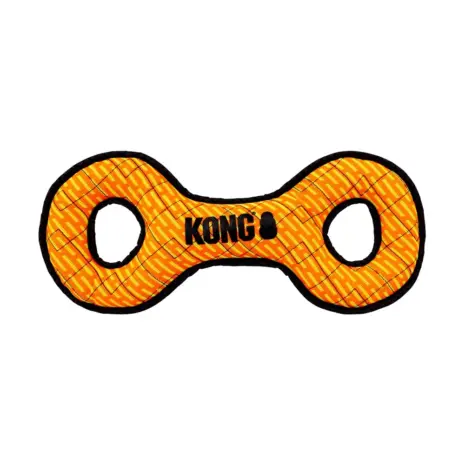 KONG Armor Double Tug Dog Toy — Large — Orange colour example KONG Armor Double Tug Dog Toy — Large — Orange colour example