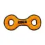 KONG Armor Double Tug Dog Toy — Large — Orange colour example