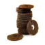Natural rawhide treat ring refills for compatible PetSafe Busy Buddy toys