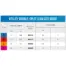 ROGZ Utility Double Split Lead size guide