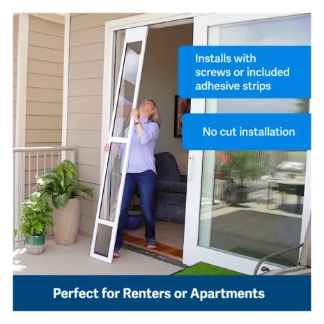 PetSafe sliding glass pet door installation PetSafe 2-piece pet door fitted in a sliding glass door track