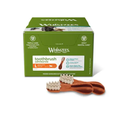 Whimzees Large Toothbrush Display Box (30pc) Whimzees Large Toothbrush Display Box (30pc)