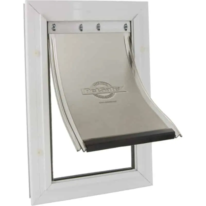 Pet Door Replacement Flaps 83 Staywell Small White Aluminium Pet Door - white aluminium pet door with flexible flap raised