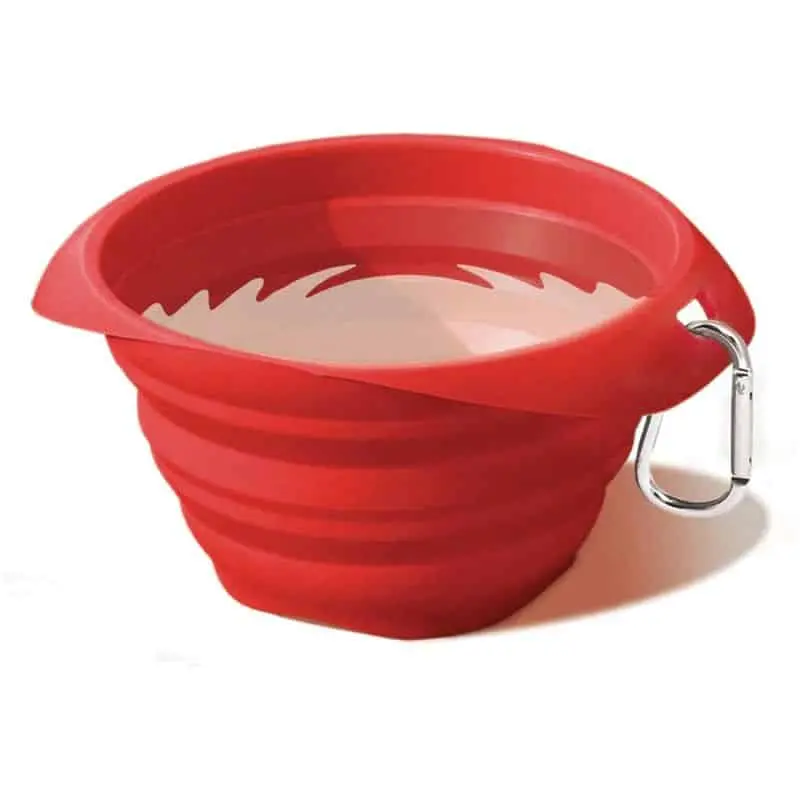 Pet Door Replacement Flaps 25 Kurgo Collaps A Bowl Dog Travel Bowl - Red - red collapsible bowl with metal clip