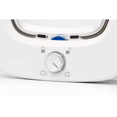 PetSafe Big Cat Flap - close-up of the locking selector and direction icons PetSafe Big Cat Flap - close-up of the locking selector and direction icons