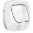 PetSafe Big Cat Flap - white frame and clear flap, angled view
