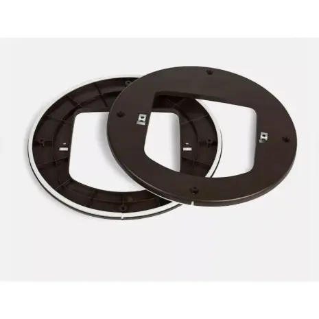 PetSafe Microchip Cat Door Installation Adaptor - Brown - front and rear brown adaptor frames PetSafe Microchip Cat Door Installation Adaptor - Brown - front and rear brown adaptor frames