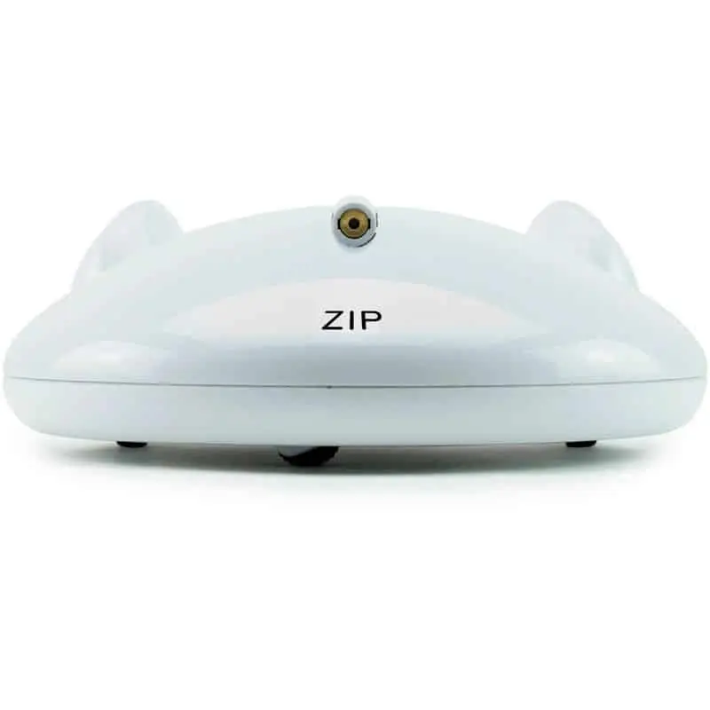 Pet Door Replacement Flaps 37 PetSafe ZIP Automatic Laser Light - front view of white cat-shaped laser toy