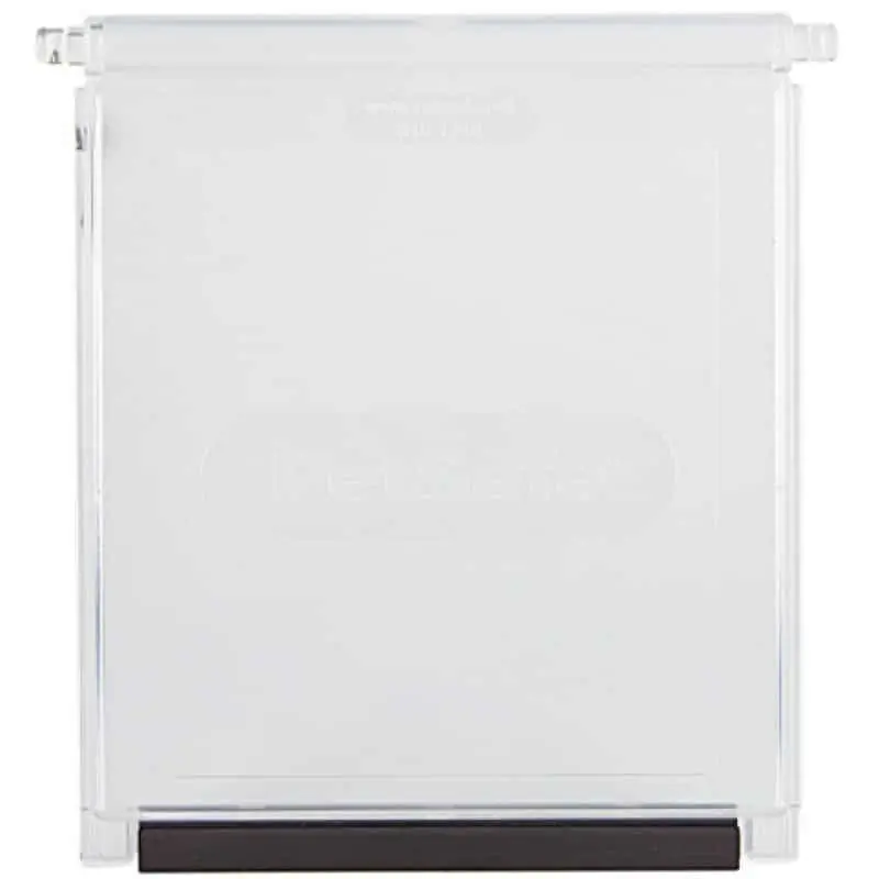 Pet Door Replacement Flaps 78 Staywell Small 700 Series Replacement Flap - white rectangular flap with dark bottom strip